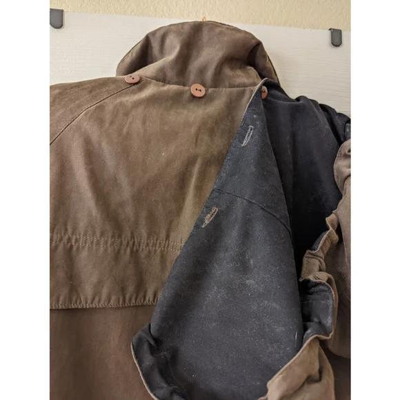 Izzi Sport Coat Womens Small Brown with Detachable Lining & Hood - Picture 3 of 10